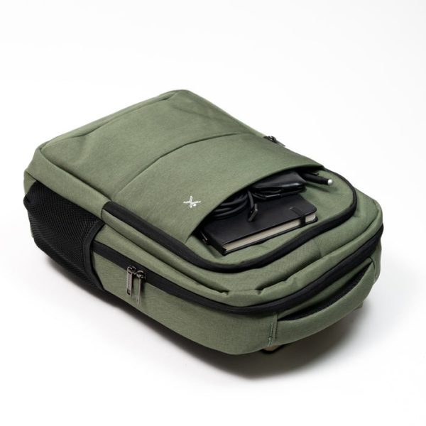 Perfect Choice PC-084600 mochila City backpack Verde Poliéster - Imagen 2