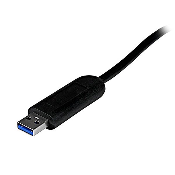 StarTech.com Adaptador Concentrador Hub USB 3.0 (5Gbps) Super Speed Portátil de 4 Puertos Salidas - Negro - Imagen 3
