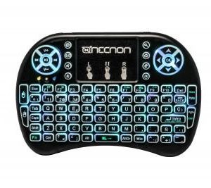 Necnon NCR-01 teclado Universal RF inalámbrico QWERTY Negro