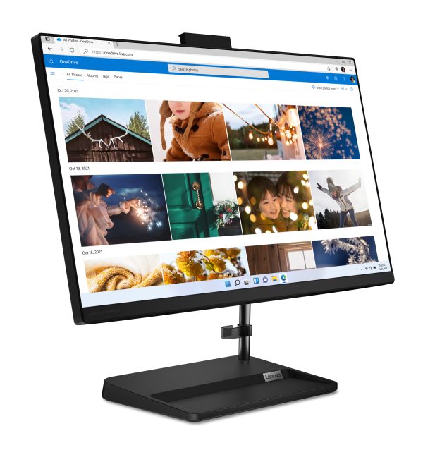 Lenovo IdeaCentre AIO 3 24IAP7 Intel® Celeron® 7305 60.5 cm (23.8") 1920 x 1080 Pixeles PC todo en uno 8 GB DDR4-SDRAM 256 GB SSD Windows 11 Home Wi-Fi 6 (802.11ax) Negro - Imagen 4