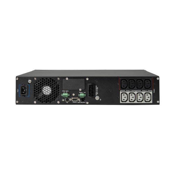 Tripp Lite SUINT1000LCD2U UPS SmartOnline de Doble Conversión de 208V / 230V 1000VA 900W - 6 Tomacorrientes, Autonomía Extendida, Ranura para Tarjetas, LCD, USB, DB9, 2U - Imagen 2