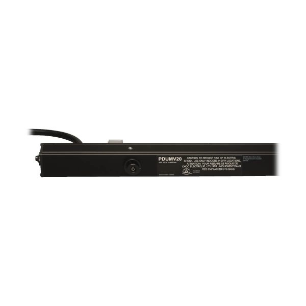 Tripp Lite PDUMV20 PDU Monofásico de 1.9kW con Medidor Digital Local, Tomacorrientes de 120V (28 5-15/20R), Adaptador L5-20P y 5-20P, Cable de 4.57 m [15 pies], 0U Vertical - Imagen 4