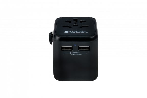 Verbatim 49543 adaptador de enchufe eléctrico Universal Negro - Imagen 2