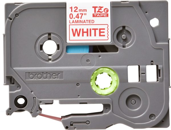 Brother TZE-232 cinta para impresora de etiquetas Rojo sobre blanco - Imagen 2