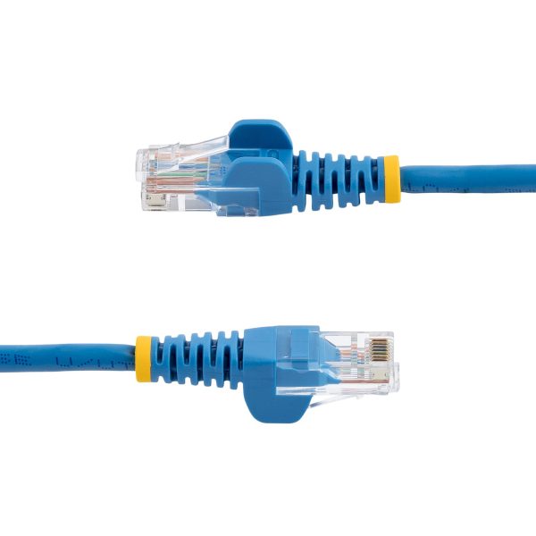 StarTech.com Cable de 2m Azul de Red Fast Ethernet Cat5e RJ45 sin Enganche - Cable Patch Snagless - Imagen 3