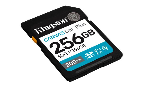 Kingston Technology Canvas Go! Plus 256 GB SDXC UHS-I Clase 10 - Imagen 2