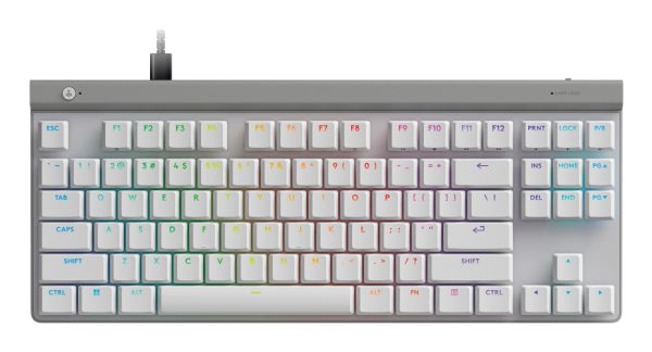 Logitech G G515 teclado Juego USB QWERTY Inglés Blanco