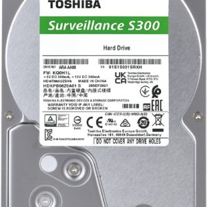 Toshiba S300 Surveillance disco duro interno 4 TB 5400 RPM 256 MB 3.5" Serial ATA III