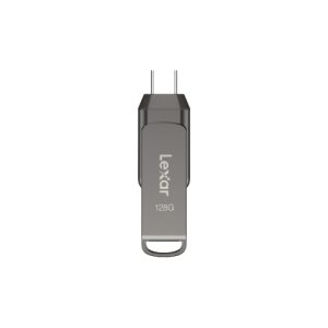Lexar LJDD400128G-BNQNU unidad flash USB 128 GB USB Tipo C 3.2 Gen 1 (3.1 Gen 1) Gris