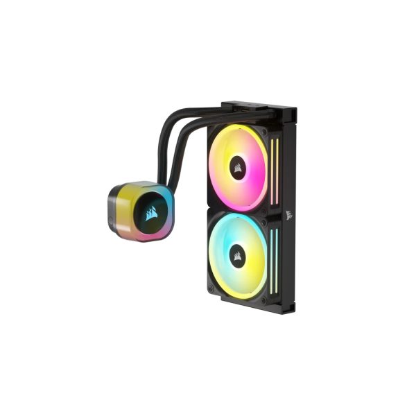 Corsair H100I Procesador Kit de enfriamiento líquido 12 cm Negro - Imagen 4