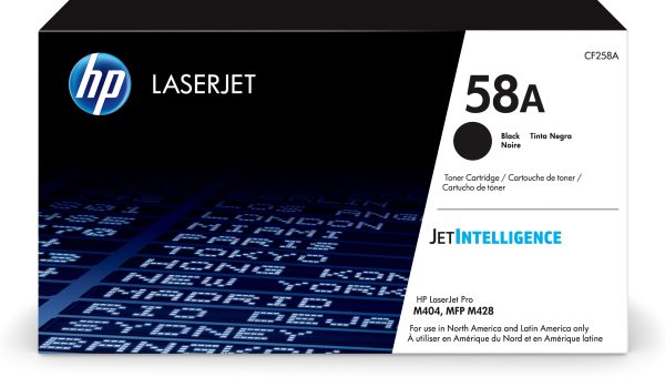 HP Cartucho de tóner original 58A LaserJet negro