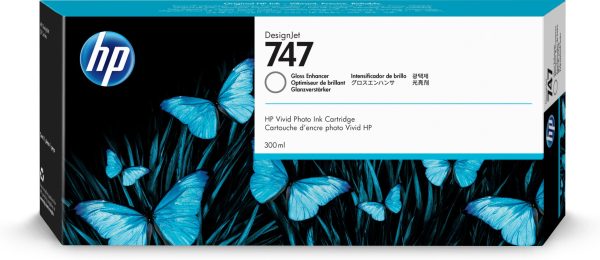 HP Cartucho de tinta de mejora de brillo DesignJet 747 de 300 ml - Imagen 4
