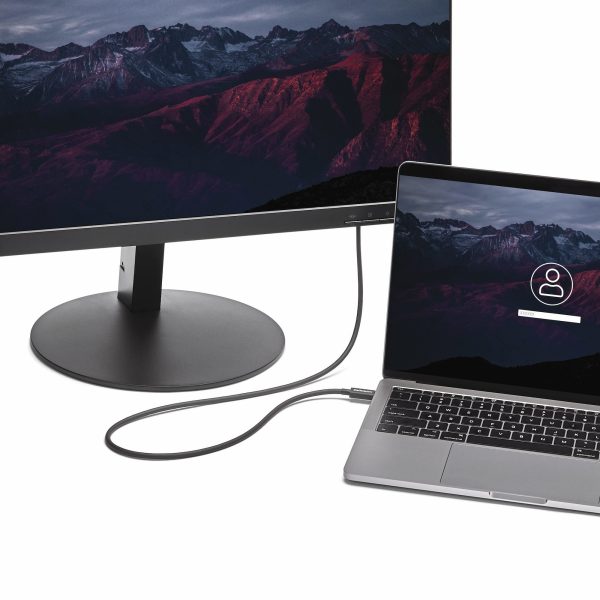 StarTech.com Cable Thunderbolt 3 Pasivo de 2m - 20Gbps - PD 100W - Video 4K - Cable Thunderbolt - Certificado Thunderbolt - Compatible con USB4 / Modo Alt DP - Thunderbolt 4 - USB 3.2 - USB-C - Imagen 3