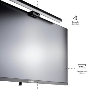 Acteck AC-934992 luz del monitor Negro