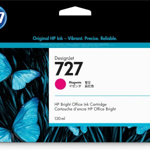 HP Cartucho de tinta DesignJet 727 magenta de 130 ml