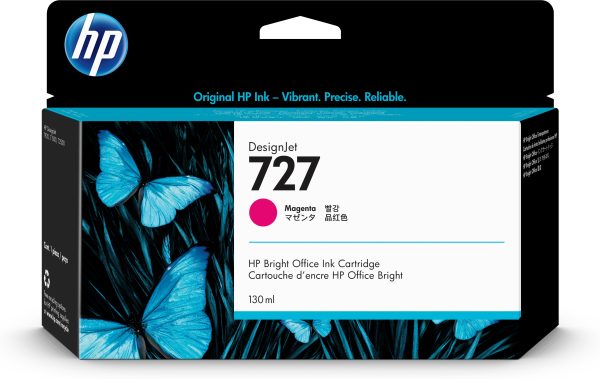 HP Cartucho de tinta DesignJet 727 magenta de 130 ml - Imagen 4