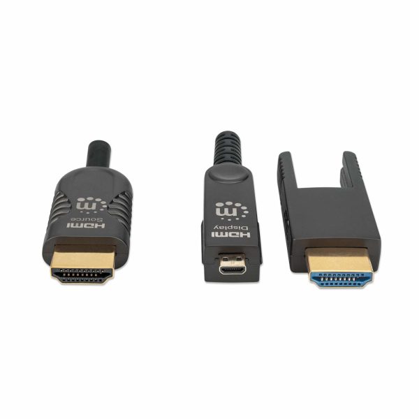 Manhattan 355698 cable HDMI 50 m HDMI tipo A (Estándar) HDMI tipo D (Micro) Negro - Imagen 2