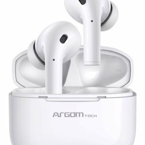 ArgomTech SkeiPods E71 Auriculares True Wireless Stereo (TWS) Intra auditivo Llamadas/Música/Deportes/Diario USB Tipo C Bluetooth Blanco