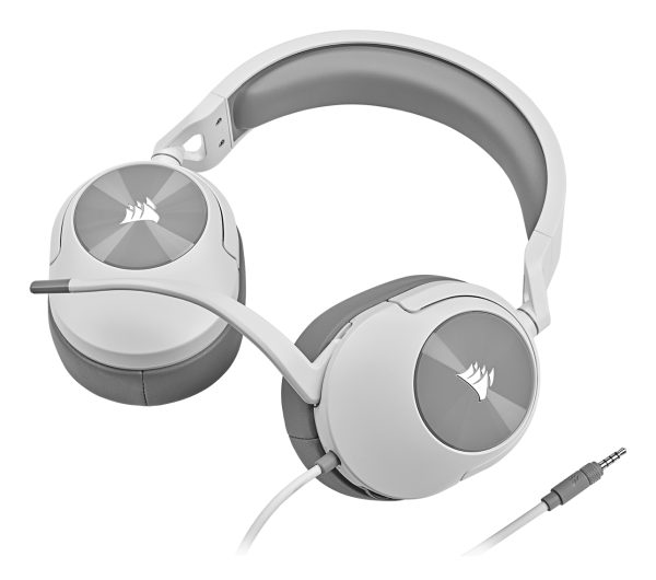 Corsair HS55 Stereo Auriculares Alámbrico Diadema Juego Blanco - Imagen 3