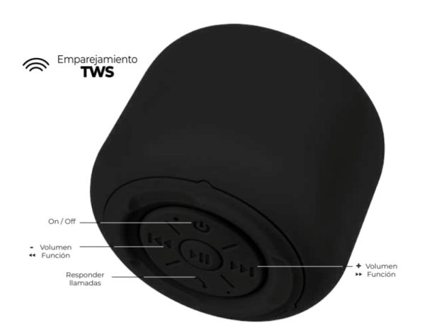 Acteck AP410 Altavoz portátil estéreo Negro 5 W - Imagen 2