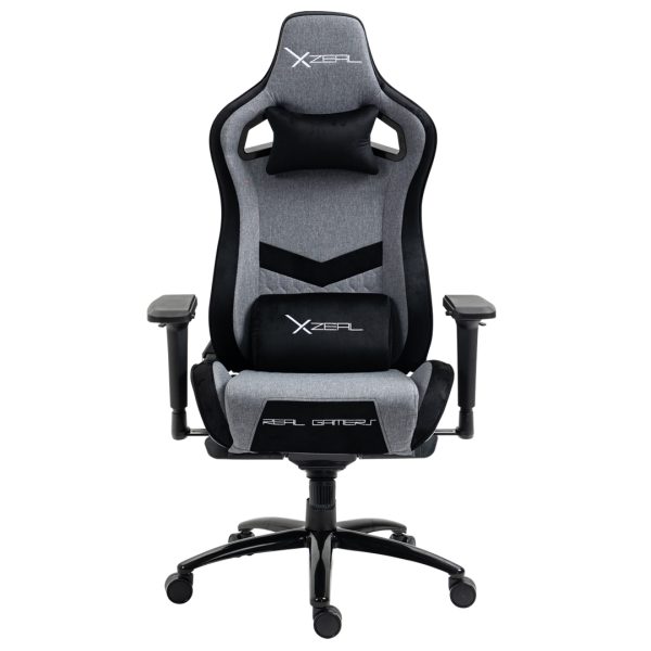 XZEAL XZSLT50 Silla universal para juegos asiento acolchado Negro, Gris - Imagen 2