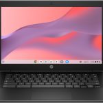 HP Fortis G11 Intel® N N100 Computadora portátil 35.6 cm (14") Pantalla táctil HD 4 GB LPDDR5-SDRAM 32 GB eMMC Wi-Fi 6E (802.11ax) ChromeOS Negro