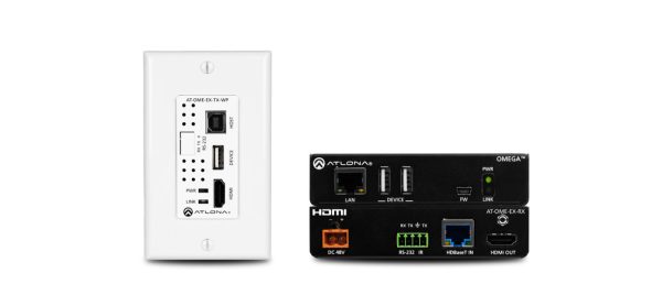 Atlona AT-OME-EX-WP-KIT extensor de audio/video Transmisor y receptor AV Negro, Blanco - Imagen 4