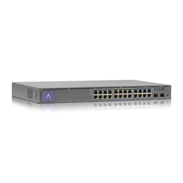 Alta Labs S24-POE dispositivo de redes Gestionado Gigabit Ethernet (10/100/1000) Energía sobre Ethernet (PoE) 1U Gris - Imagen 2