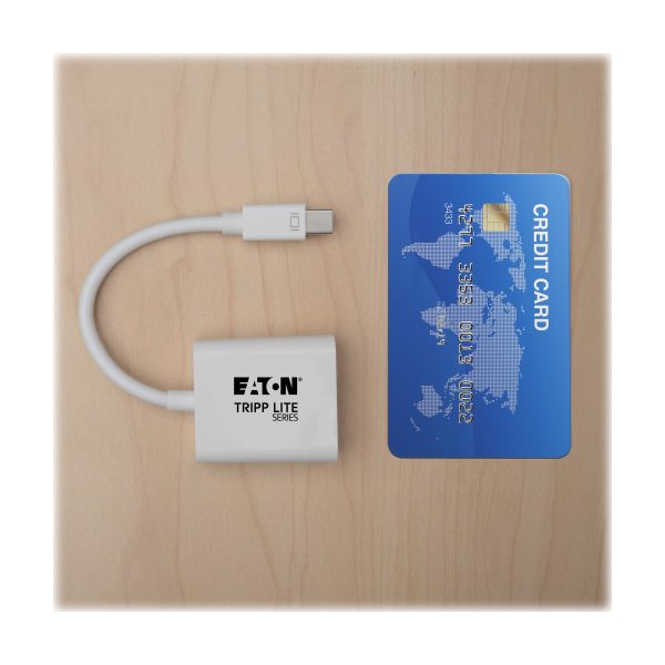 Tripp Lite P137-06N-VGA Adaptador Activo de Video Keyspan Mini DisplayPort a VGA, Convertidor de Video (M/H), Blanco, 152 mm [6 Pulgadas] - Imagen 2