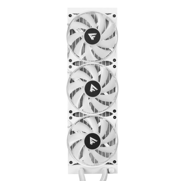 Game Factor LQG700-WH sistema de refrigeración de computadora Procesador Refrigerador de líquidos todo en uno 12 cm Blanco - Imagen 3