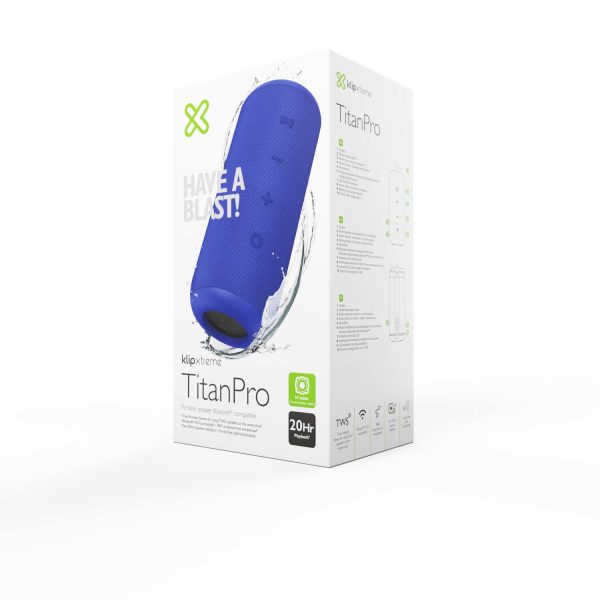 Klip Xtreme TitanPro Altavoz portátil estéreo Azul 16 W - Imagen 2