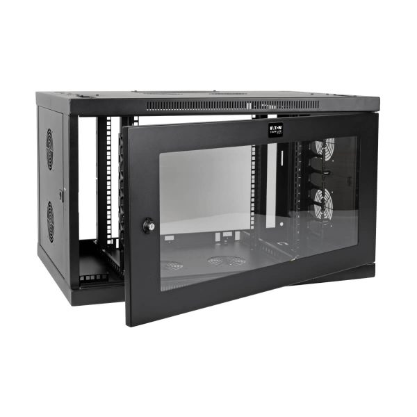Tripp Lite SRW9UDPGVRT Gabinete Smartrack de 9U de Bajo Perfil, Profundidad de Switch Plus, para Instalación en la Pared, Ancho, Ventana de Acrílico - Imagen 4