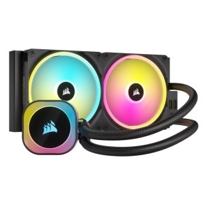 Corsair H115I Procesador Kit de enfriamiento líquido 14 cm Negro