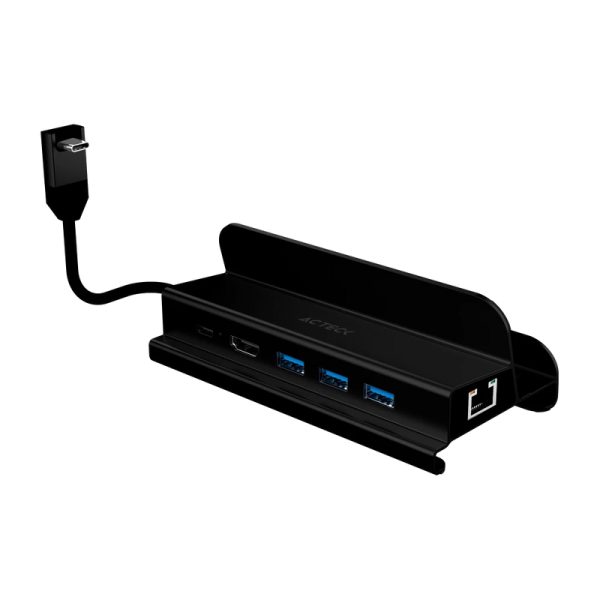 Acteck Gate 6 DH665 USB 3.2 Gen 1 (3.1 Gen 1) Type-C 10200 Mbit/s Negro