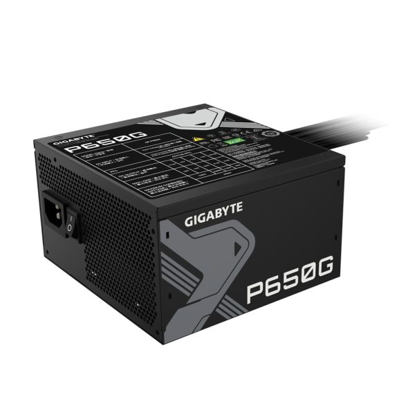 GIGABYTE GP-P650G unidad de fuente de alimentación 650 W 20+4 pin ATX ATX Negro - Imagen 2