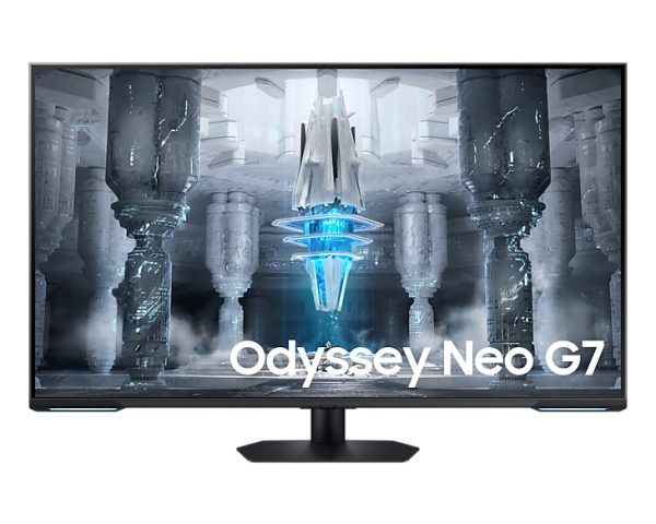 Samsung LS43CG700NLXZX monitor de computadora 109.2 cm (43") 3840 x 2160 Pixeles 4K Ultra HD Negro, Blanco