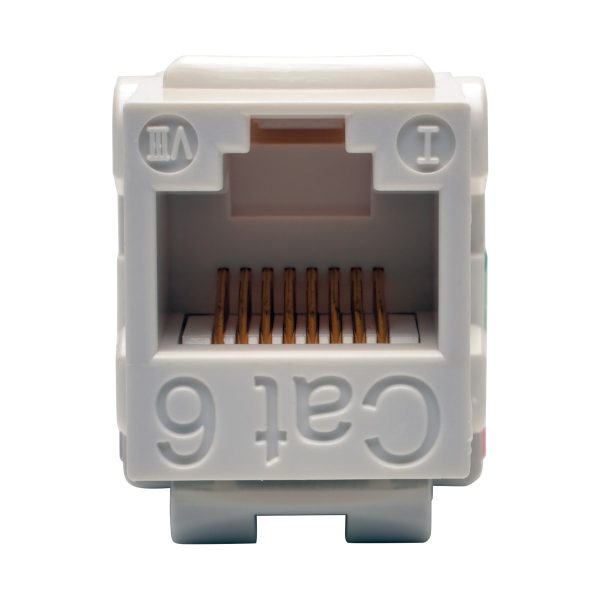 Tripp Lite N238-001-WH Enchufe Keystone de inserción a presión tipo 110 Cat6 / Cat5e - Blanco, TAA - Imagen 3
