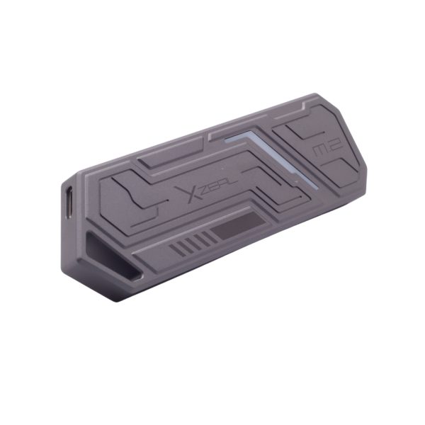 XZEAL XZENNV1G caja para disco duro externo Carcasa para SSD Plata M.2