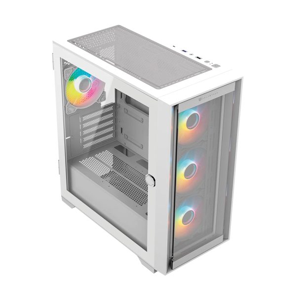 Balam Rush Carbono Twin Mate 6000 Midi Tower Blanco - Imagen 3