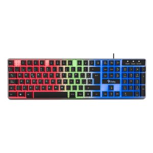 Stylos STTEALLED1T teclado Juego USB Español Transparente