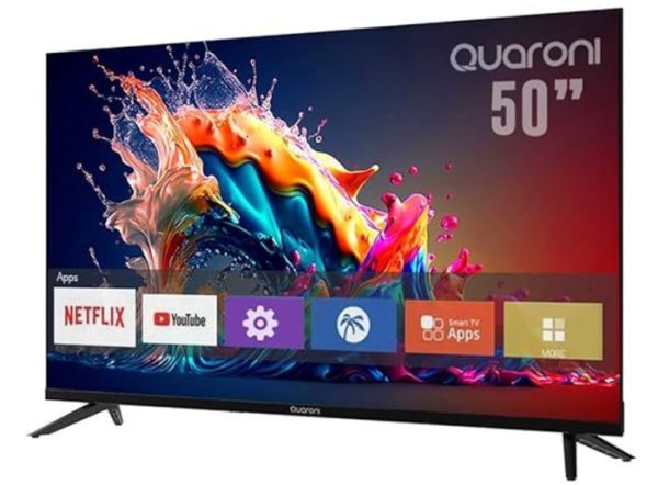 Quaroni Q50N24 Televisor 127 cm (50") 4K Ultra HD Smart TV Wifi Negro - Imagen 2