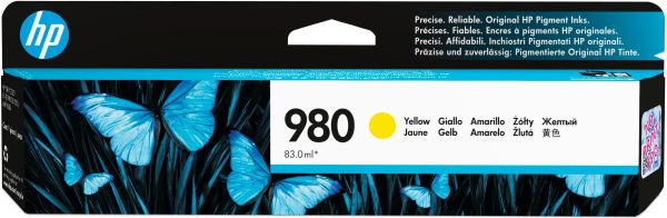 HP Cartucho de tinta original 980 amarillo