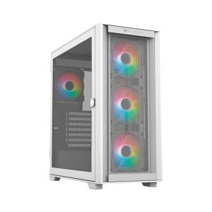 Balam Rush BR-938761 gabinete de computadora Escritorio Blanco