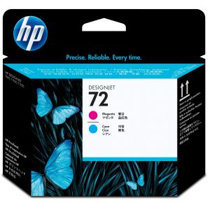 HP Cabezal de impresión 72 magenta y cian