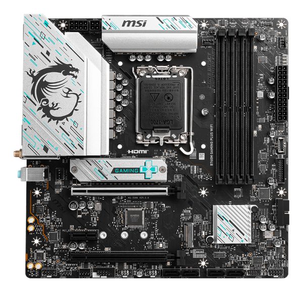 MSI B760M GAMING PLUS WIFI placa base Intel B760 LGA 1700 micro ATX - Imagen 2