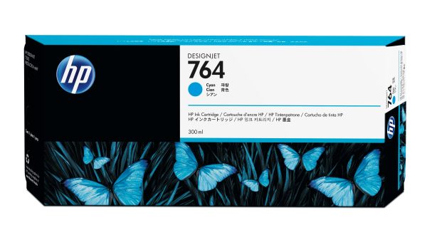HP Cartucho de tinta cian 764 de 300 ml - Imagen 4
