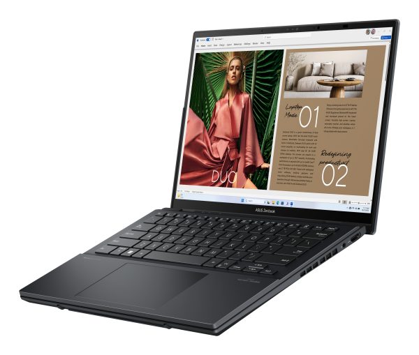 ASUS Zenbook Duo UX8406MA-PZ051W Intel Core Ultra 9 185H Híbrido (2-en-1) 35.6 cm (14") Pantalla táctil 3K 32 GB LPDDR5x-SDRAM 2 TB SSD Wi-Fi 6E (802.11ax) Windows 11 Home Gris - Imagen 4