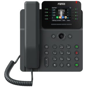 Fanvil V62G teléfono IP Negro 12 líneas LCD