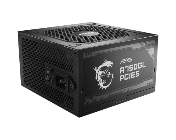 MSI MAG A750GL PCIE5 unidad de fuente de alimentación 750 W 20+4 pin ATX ATX Negro - Imagen 4