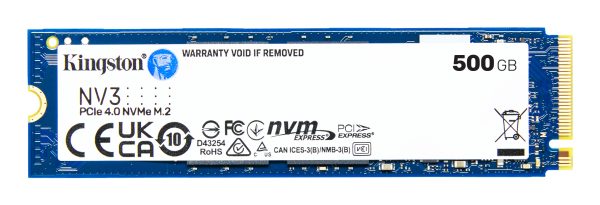 Kingston Technology NV3 500 GB M.2 PCI Express 4.0 NVMe 3D NAND - Imagen 3